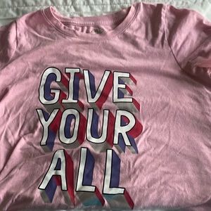 Athletic girls shirt